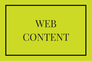 Web Content Writing